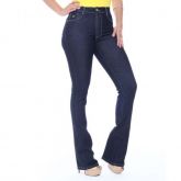 Calça Jeans Feminina Sawary Flare Hot Pants 245416