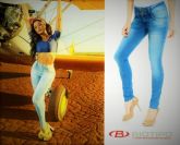 Calça Jeans Feminina Biotipo Cigarrete Skinny Cintura Média
