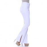 Calça Jeans Sawary Feminina Flare Branca 245471