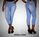 Calça Jeans Feminina Cropped Sawary 239906