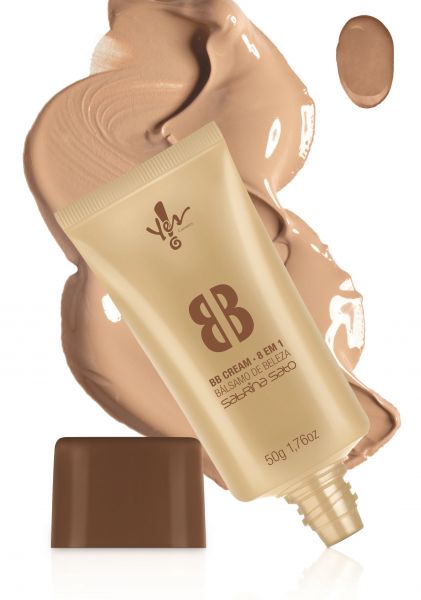 BB CREAM SABRINA SATO 8 EM 1 BEGE MÉDIO 5O gr. (3381)