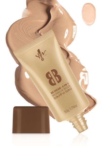 BB CREAM SABRINA SATO 8 EM 1 BEGE CLARO 50 gr. (3380)