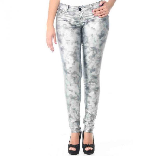 Calça Jeans Legging Resinada Sawary Linda Feminina (234947)