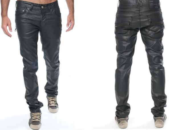 jeans resinado masculino